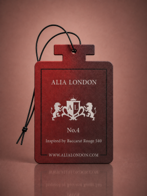 Alia-London-Card-Air-Freshener-No.4 No. 4 | Inspired by Baccarat Rouge 540
